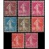 France Francia 189/96 1924-26 Semeuse MNH