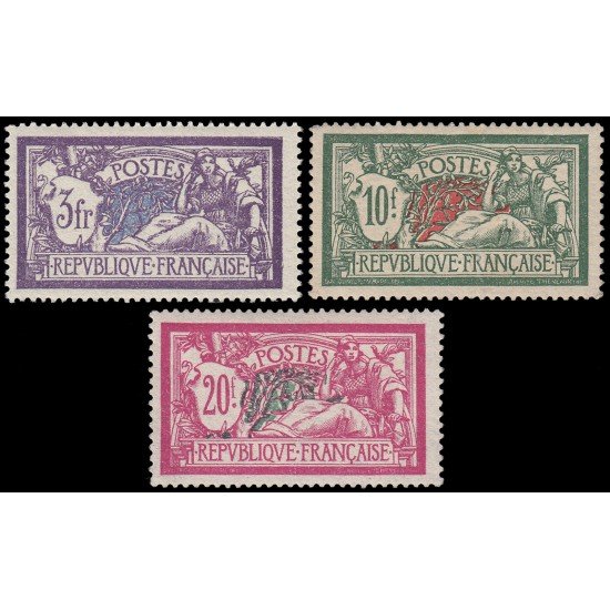 France Francia 206/08 1925-26 Merson MNH France Francia 206/08 1925-26 Merson MNH
