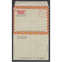 España Aerograma 121 1976 Bicolor Franqueo mecánico previamente impreso España Aerograma 121 1976 Bicolor Franqueo mecánico previamente impreso