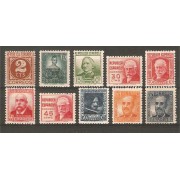 España Spain 731/40 1936/1938 Personajes MNH