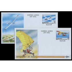 España Aerogramas 209/10 1985 Velero clase óptima Ultraligero Avión Plane España Aerogramas 209/10 1985 Velero clase óptima Ultraligero Avión Plane