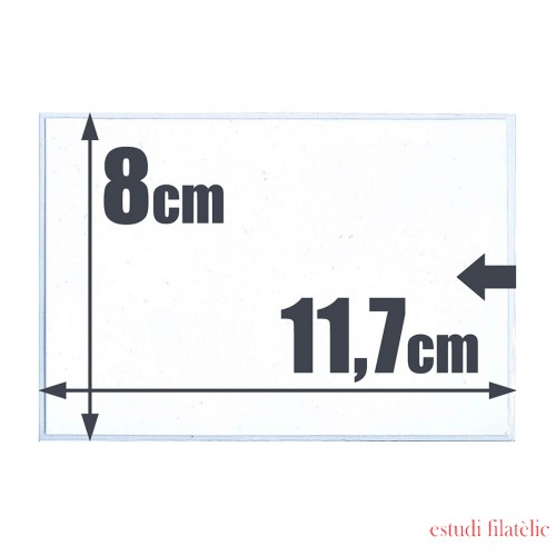 500 bolsas de cristal  8 x 11,7 Décimo Lotería Safi 010504