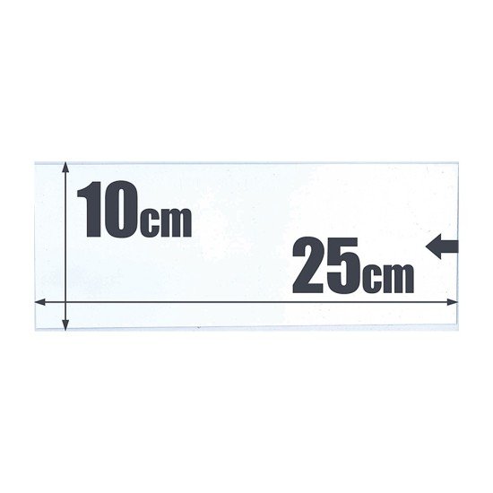 500 bolsas de cristal 10 x 25 Safi 010533 500 bolsas de cristal 10 x 25 Safi 010533