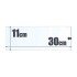 500 bolsas de cristal  11 x 30  Safi 010542