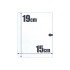 500 bolsas de cristal  19 x 15  Safi 010547