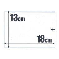 500 bolsas de cristal  13 x 18  Safi 010555