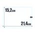 500 bolsas de cristal  15,3 x 21,4  Ficha 67056 Safi 010557
