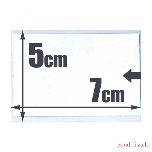 500 bolsas de cristal  5 x 7  Safi 010559