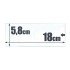 500 bolsas de cristal  5,8 x 18  Safi 010569