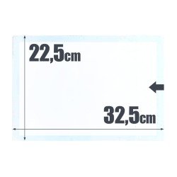 Bolsa de cristal 22,5 x 32,5 Safi 1 bolsa 010535 Bolsa de cristal 22,5 x 32,5 Safi 1 bolsa 010535