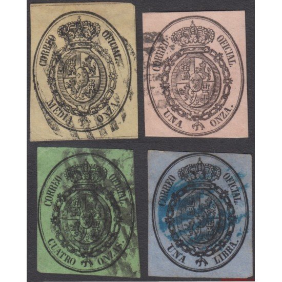 España Spain 35/38 1855 Coat Escudo de España España Spain 35/38 1855 Coat Escudo de España