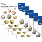 Alemania 2014 Cartera Oficial Euros € (5 cecas)