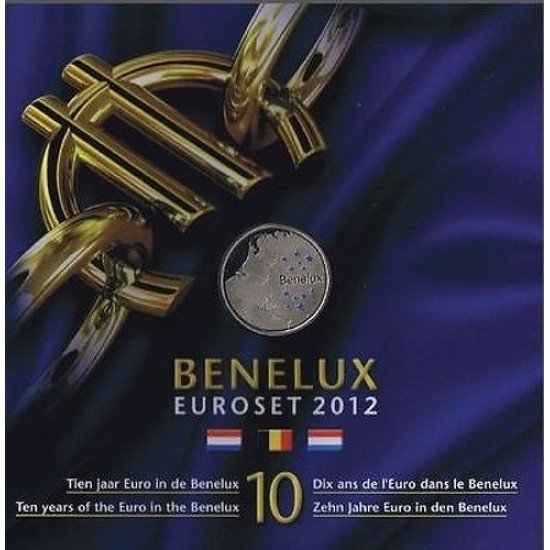 Monedas Euros Benelux Cartera 2012 Monedas Euros Benelux Cartera 2012
