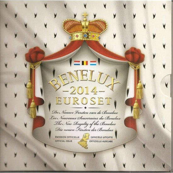 Monedas Euros Benelux Cartera 2014 Monedas Euros Benelux Cartera 2014