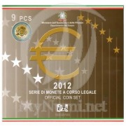 Monedas Euros Italia Cartera 2012