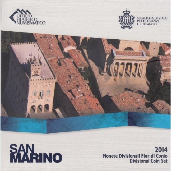 Monedas Euros San Marino Cartera 2014 Monedas Euros San Marino Cartera 2014