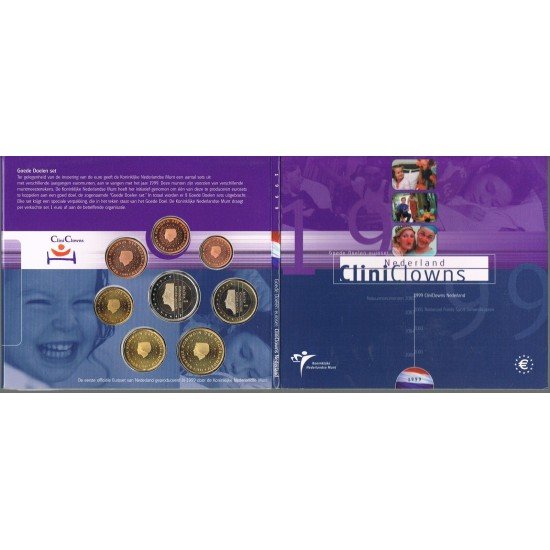Monedas Euros Holanda Cartera 1999 Monedas Euros Holanda Cartera 1999