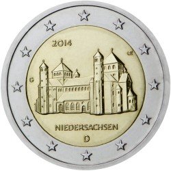 Alemania 2014 2 € euros conmemorativos Baja Sajonia ( 5 monedas ) Alemania 2014 2 € euros conmemorativos Baja Sajonia ( 5 monedas )