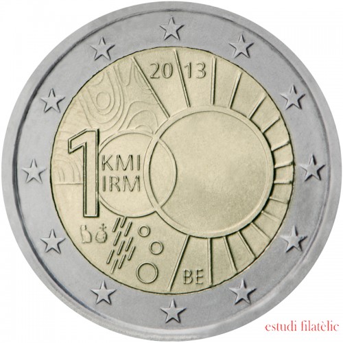 Bélgica 2013 2 € euros conmemorativos  100º Av Institut Royal Météorologique
