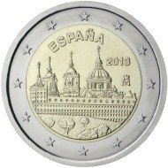 España 2013 2 € euros conmemorativos UNESCO Monasterio del Escorial