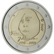 Finlandia 2014 2 € euros conmemorativos Cent de Tove Jansson