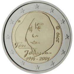 Finlandia 2014 2 € euros conmemorativos Cent de Tove Jansson Finlandia 2014 2 € euros conmemorativos Cent de Tove Jansson