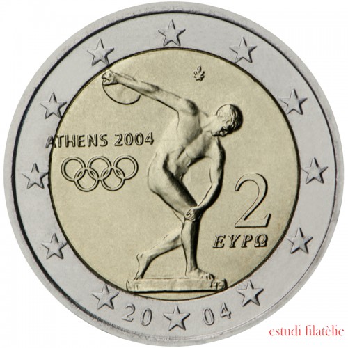 Grecia 2004 2 € euros conmemorativos Juegos Olímpicos de Atenas 