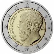 Grecia 2013 2 € euros conmemorativos Av Academia Platón 