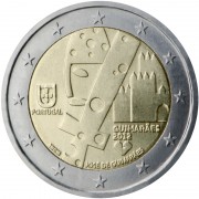 Portugal 2012 2 € euros conmemorativos Guimaraes Capital cultural 