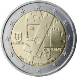 Portugal 2012 2 € euros conmemorativos Guimaraes Capital cultural Portugal 2012 2 € euros conmemorativos Guimaraes Capital cultural