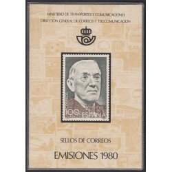 Libro Oficial Correos España 1980 Libro Oficial Correos España 1980