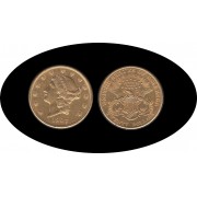 Estados Unidos United States 20$  1907 Oro Au gold Liberty