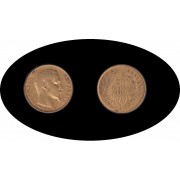 Francia France 20 francos 1857 Napoleón III Bonaparte Oro Au