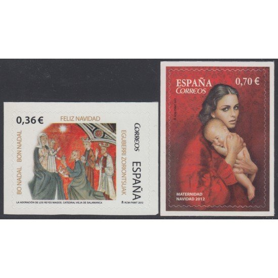 España Spain 4755/56 2012 Navidad MNH España Spain 4755/56 2012 Navidad MNH