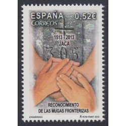 España Spain 4778 2013 500º Aniv. del reconocimiento de las Mugas MNH