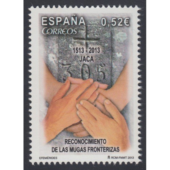 España Spain 4778 2013 500º Aniv. del reconocimiento de las Mugas MNH España Spain 4778 2013 500º Aniv. del reconocimiento de las Mugas MNH