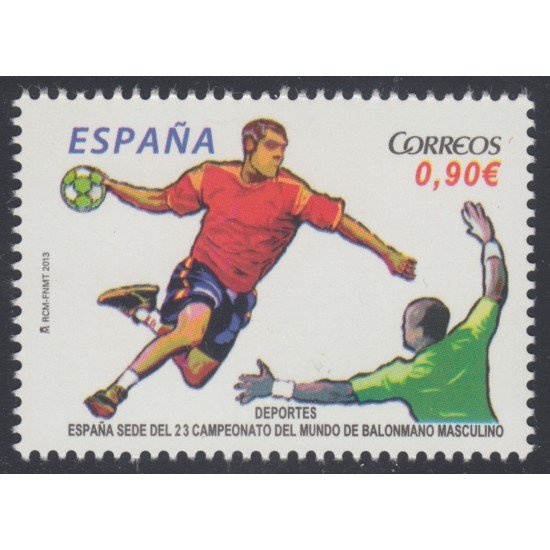 España Spain 4779 2013 España Sede del XXIII Campeonato del Mundo de balonmano MNH España Spain 4779 2013 España Sede del XXIII Campeonato del Mundo de balonmano MNH