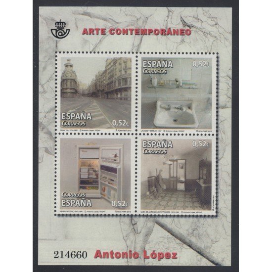 España Spain 4787 2013 Arte Contemporáneo HB MNH España Spain 4787 2013 Arte Contemporáneo HB MNH