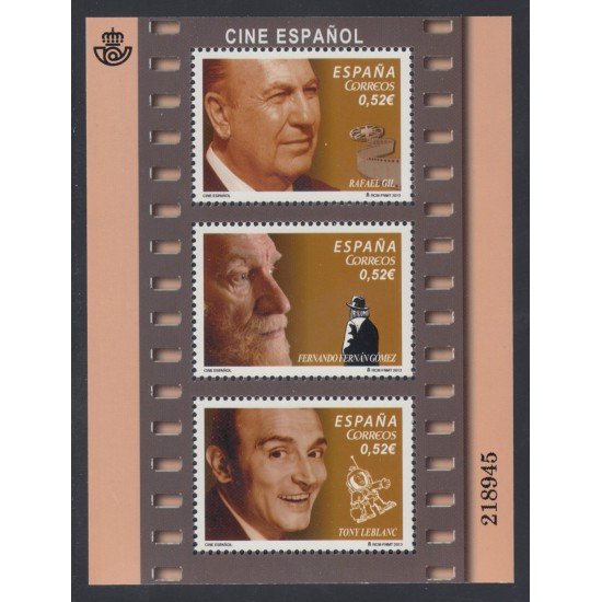 España Spain 4790 2013 Cine español HB MNH España Spain 4790 2013 Cine español HB MNH