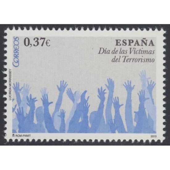 España Spain 4807 2013 Día de Víctimas del Terrorismo MNH España Spain 4807 2013 Día de Víctimas del Terrorismo MNH