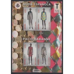 España Spain 4813 Año 2013 Moda Española Paco Rabanne HB MNH España Spain 4813 Año 2013 Moda Española Paco Rabanne HB MNH
