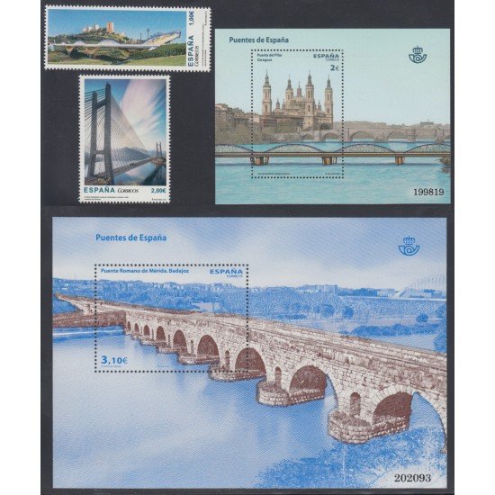 España Spain 4816/19 2013 Puentes de España Puente del Dragón A. de Guadaira MNH