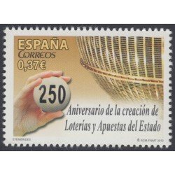 España Spain 4821 2013 Lotería MNH España Spain 4821 2013 Lotería MNH
