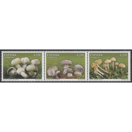 España Spain 4822/24 2013 Micología Setas Mushrooms MNH España Spain 4822/24 2013 Micología Setas Mushrooms MNH