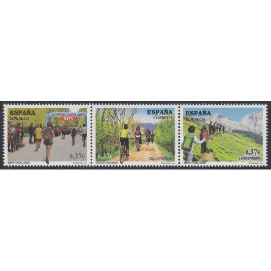 España Spain 4832/34 2013 Deportes Sports bicycle MNH España Spain 4832/34 2013 Deportes Sports bicycle MNH