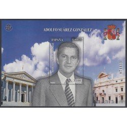España Spain 4837 2013 Personajes Adolfo Suárez HB MNH España Spain 4837 2013 Personajes Adolfo Suárez HB MNH