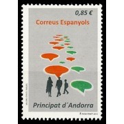 Andorra Española 398 2012 Valores Cívicos MNH Andorra Española 398 2012 Valores Cívicos MNH