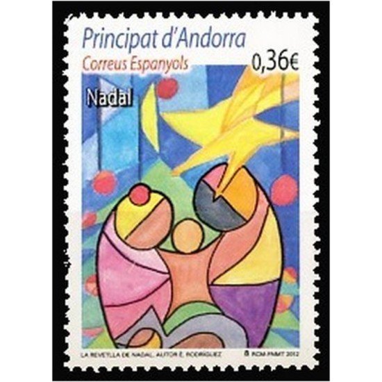 Andorra Española 400 2012 Navidad MNH Andorra Española 400 2012 Navidad MNH