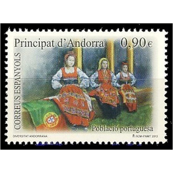 Andorra Española 406 2013 Diversidad Andorrana MNH Andorra Española 406 2013 Diversidad Andorrana MNH