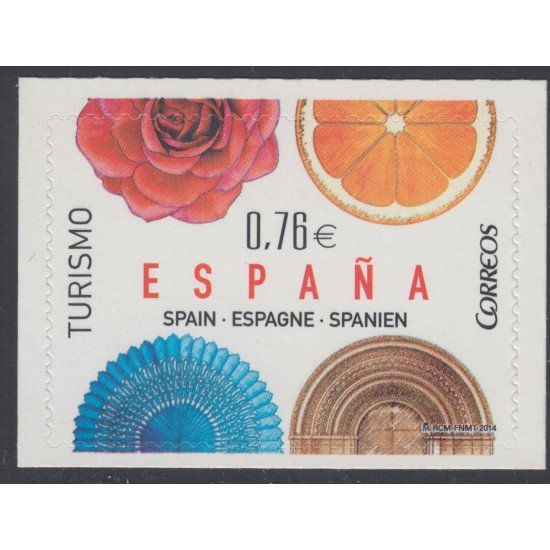 España Spain 4846 2014 Turismo Flora MNH España Spain 4846 2014 Turismo Flora MNH